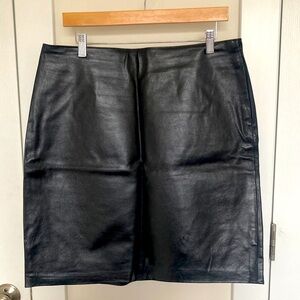 🌻 Finity Vintage Leather Skirt